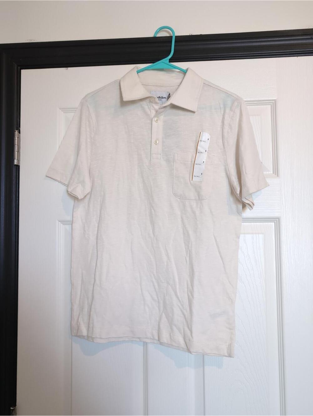 Small NWT off white goodfellow polo